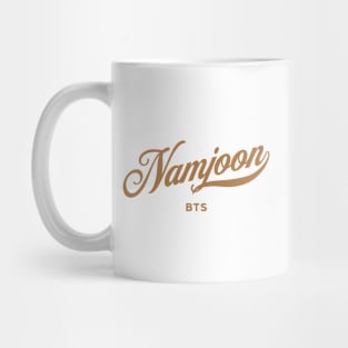 BTS Kim Namjoon RM baseball typography Mug